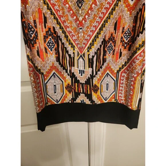 Trina Turk Silk Blend Sheath Tunic Dress w/ 3/4 Sleeves Size 4 NWT - Picture 7 of 10